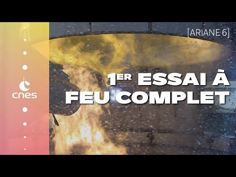 Succès du 1er essai à feu complet de l'étage principal d’Ariane 6 au CSG !
