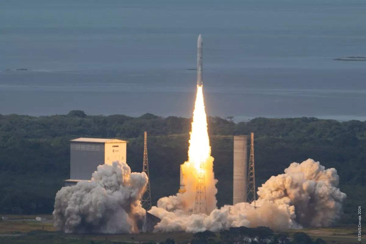 La fusée Ariane 6 a pris son envol.