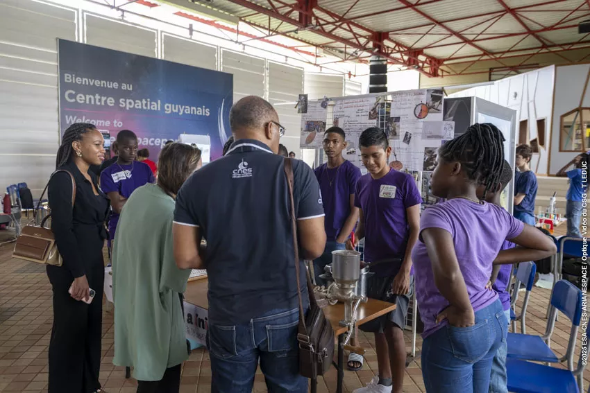 Finale du concours C'Génial sous le hall Jupiter