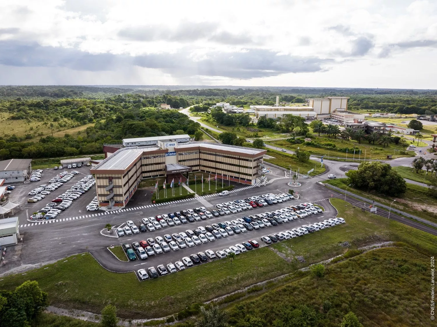 Le centre de lancement Ariane.
