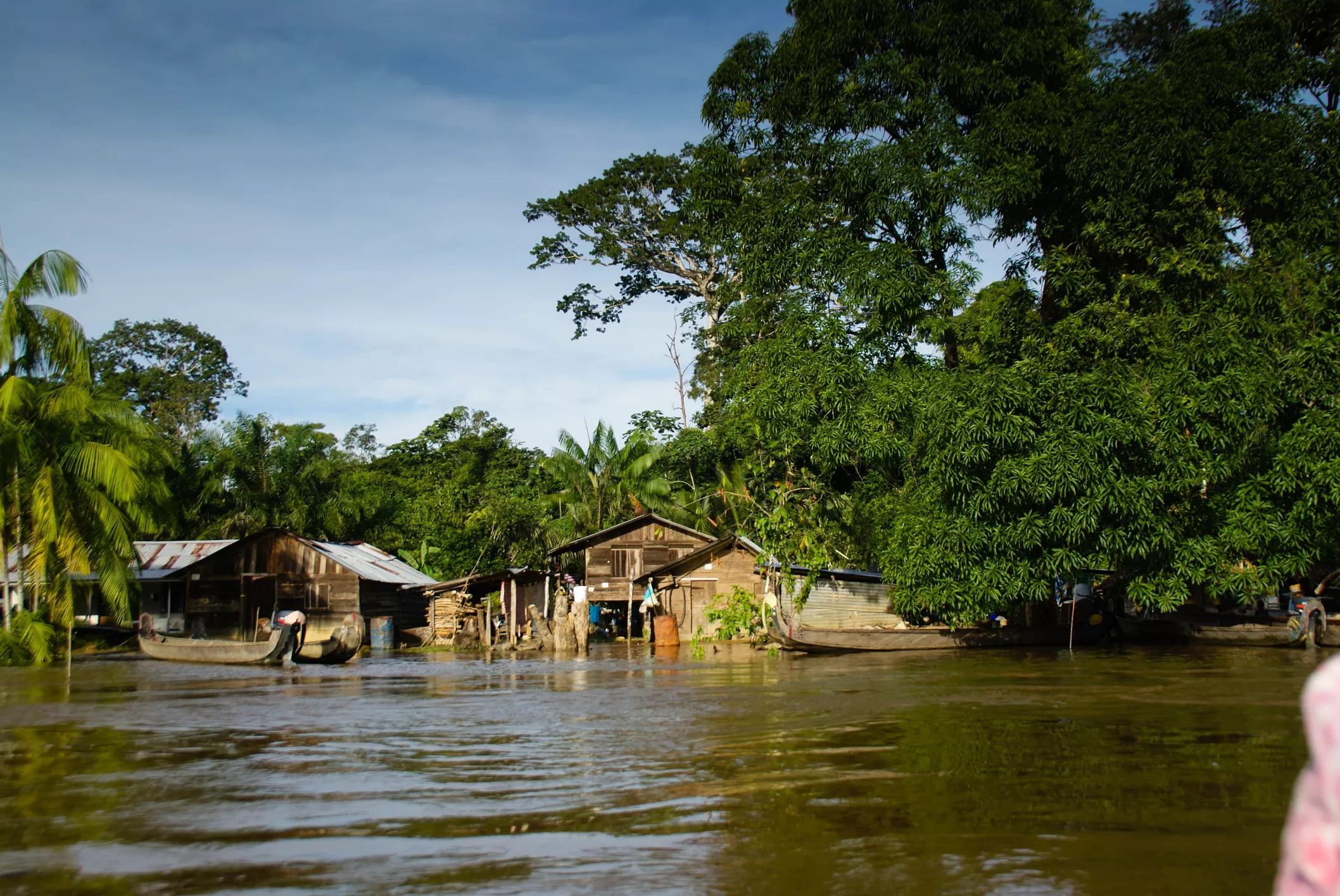 Une zone isolée en Guyane française.