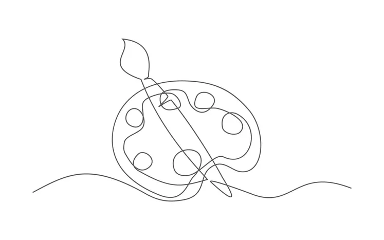 Ligne continue - atelier créatif pour enfants