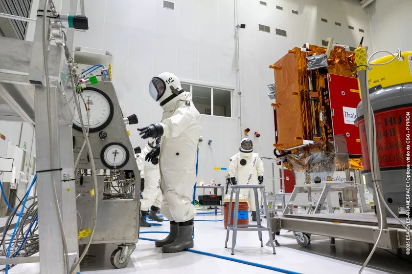 Remplissage Sentinel-1D en ergols