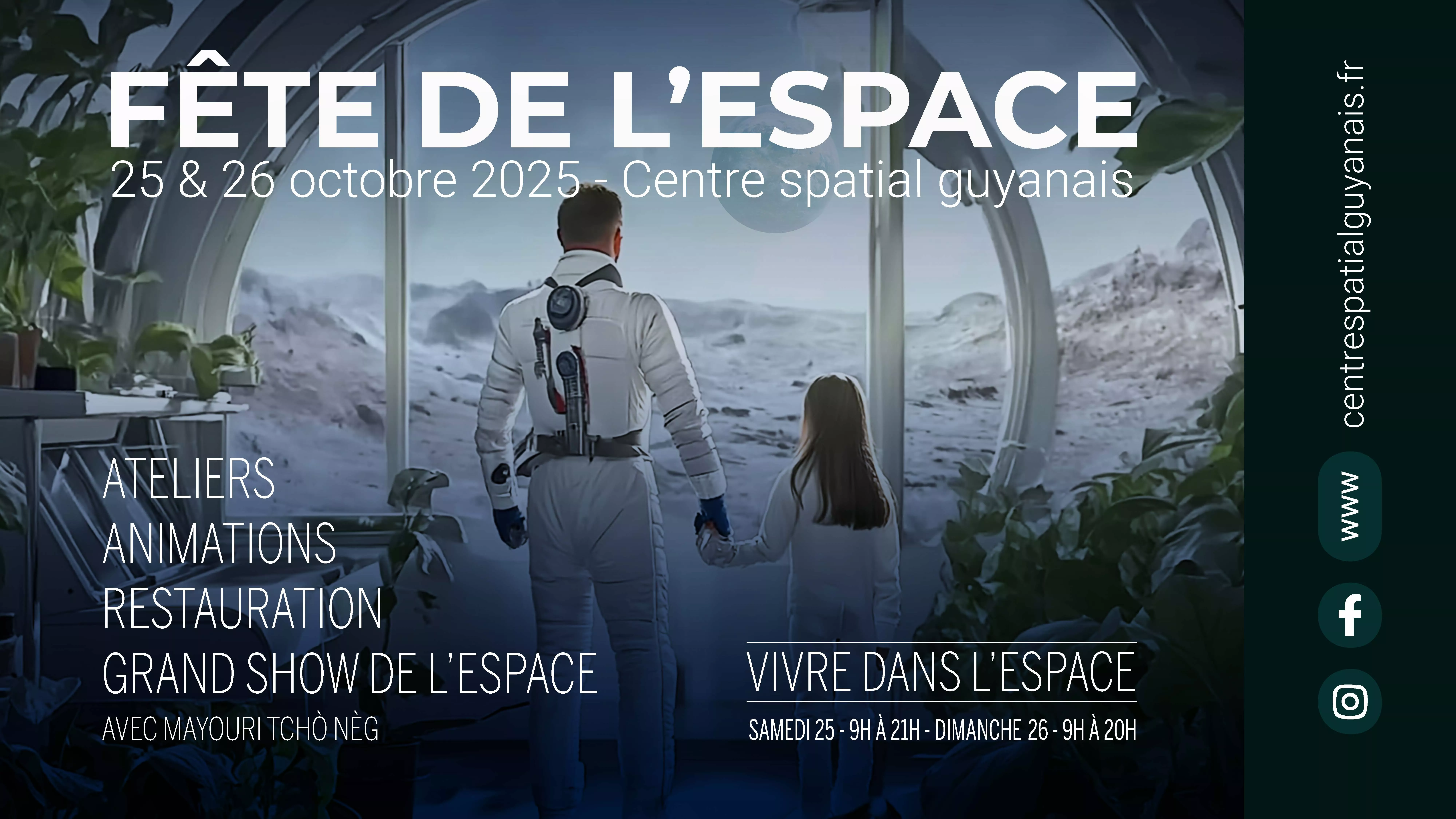 bannière visuel officiel fête de l'espace 2025