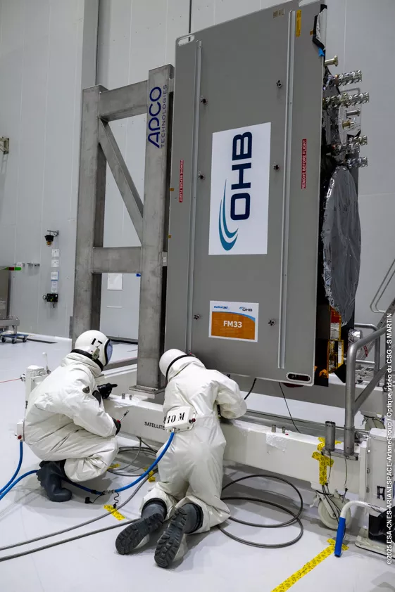 Remplissage en ergols satellites Galileo L14