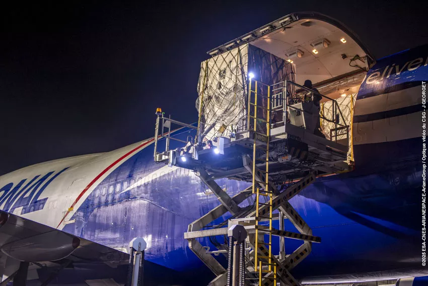 Arrivée premier lot Amazon Leo en Guyane 