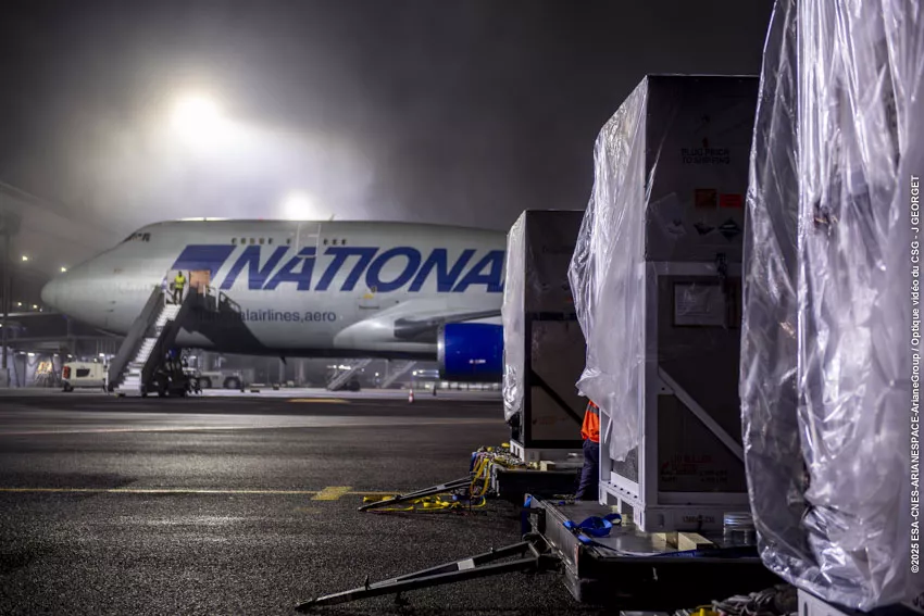 Arrivée premier lot Amazon Leo en Guyane 