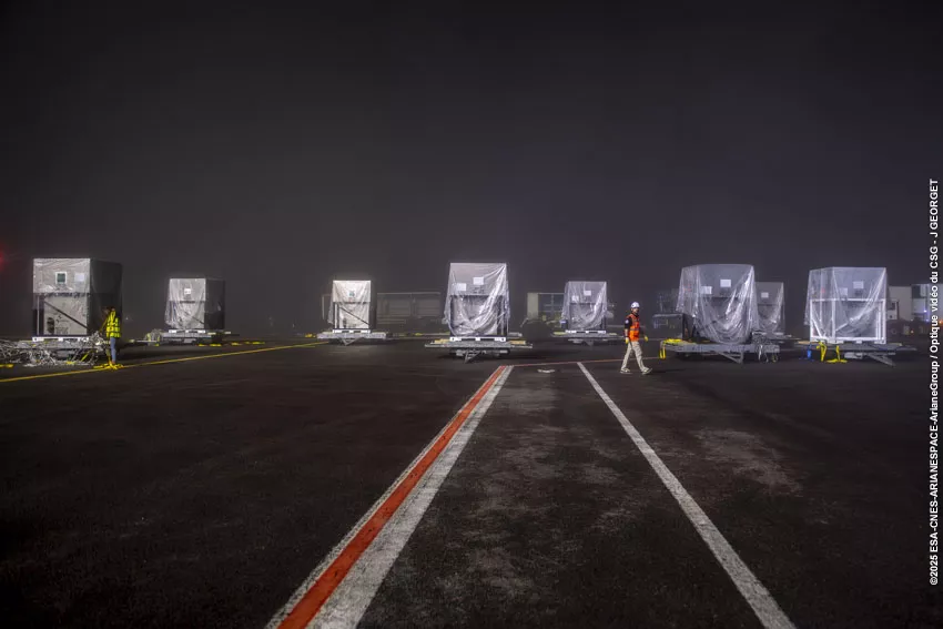 Arrivée premier lot Amazon Leo en Guyane 