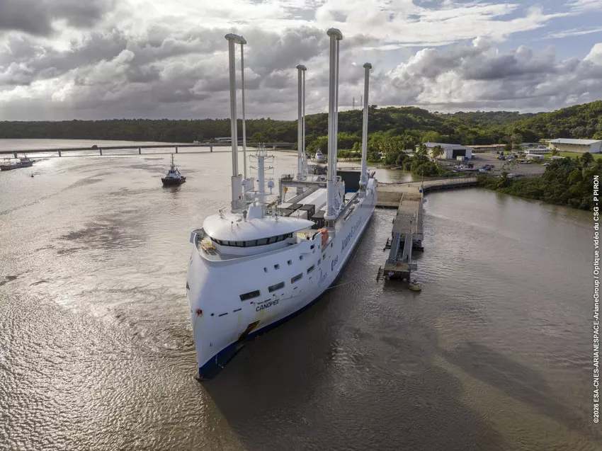 Arrivée canopée à Pariacabo pour VA267
