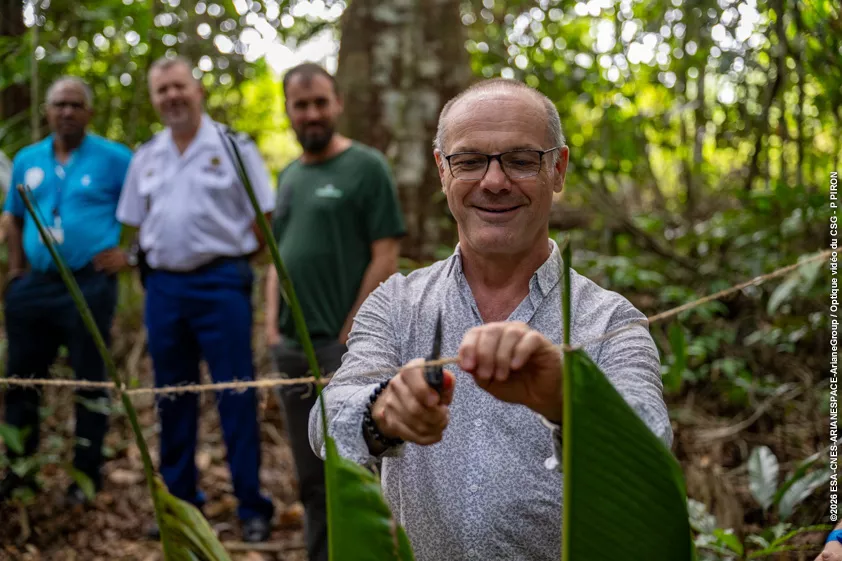 Inauguration nouveau sentier Passoura à Kourou