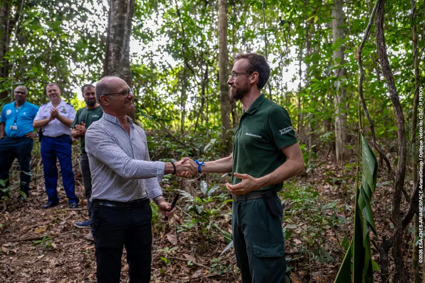 Inauguration nouveau sentier Passoura à Kourou