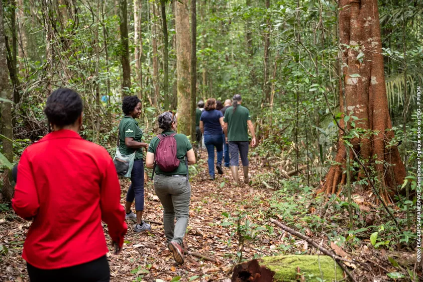 Inauguration nouveau sentier Passoura à Kourou