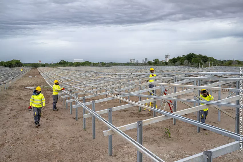 Travaux PV1 - installations tables et panneaux T1 2026