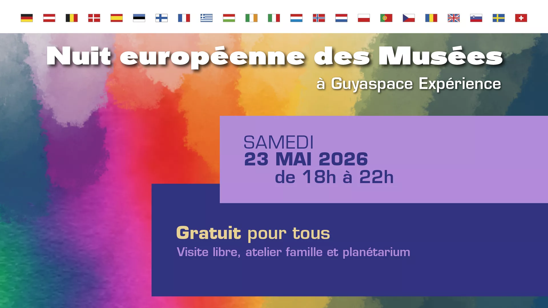 Visuel promo nuit des musées à GEX