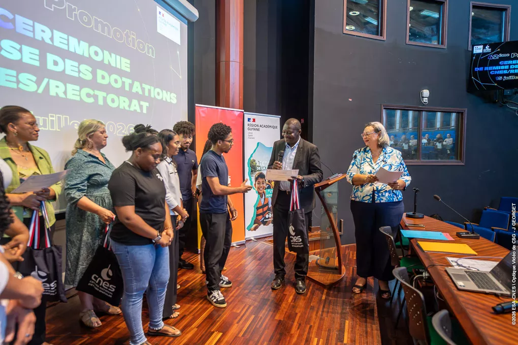Remise de bourse CNES Rectorat 2026